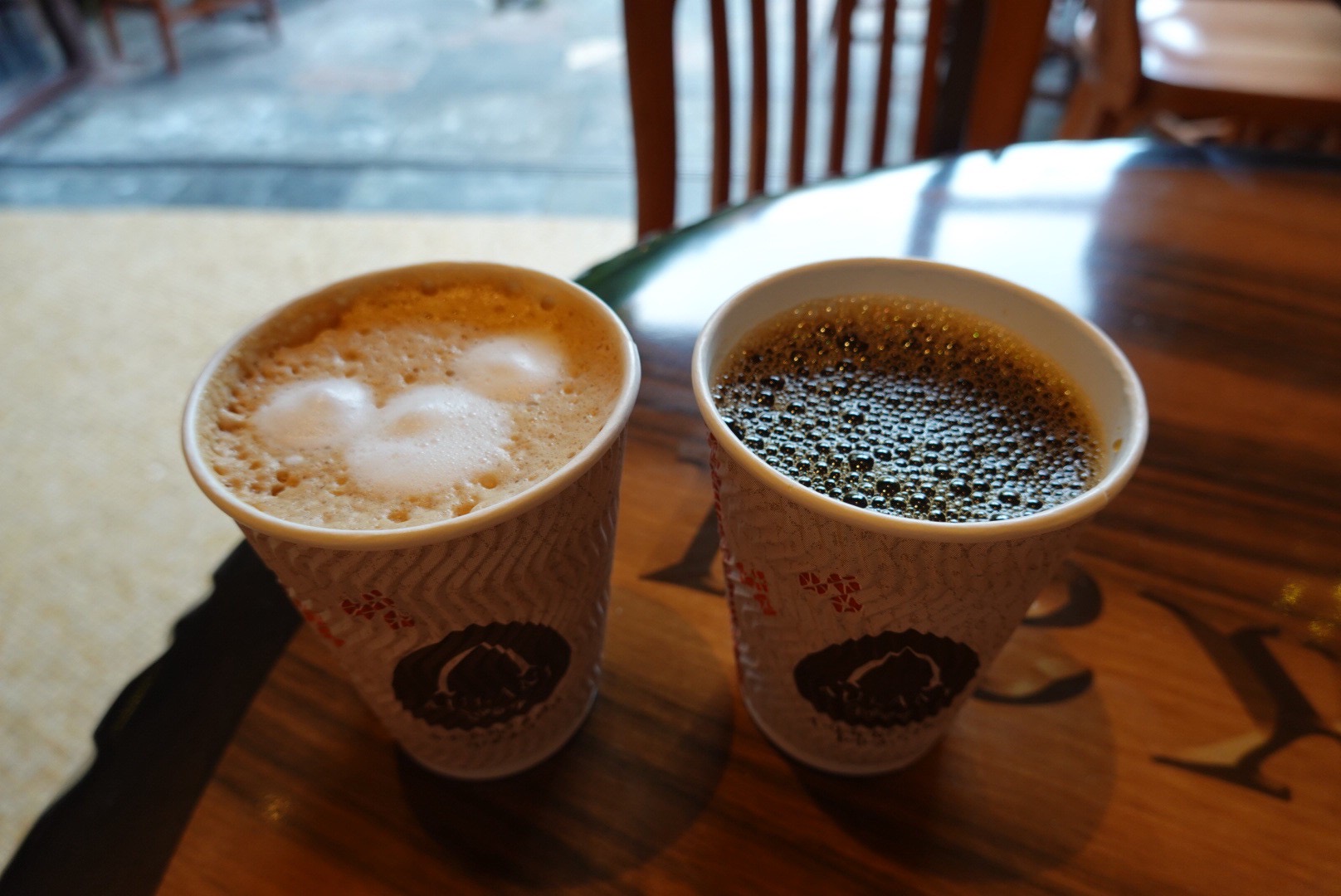 マラサダと一緒に楽しんだコーヒー